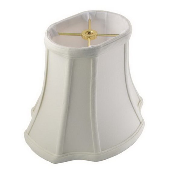 French Oval Lamp shade  in 100% Pongee Silk - Picture 1 of 4